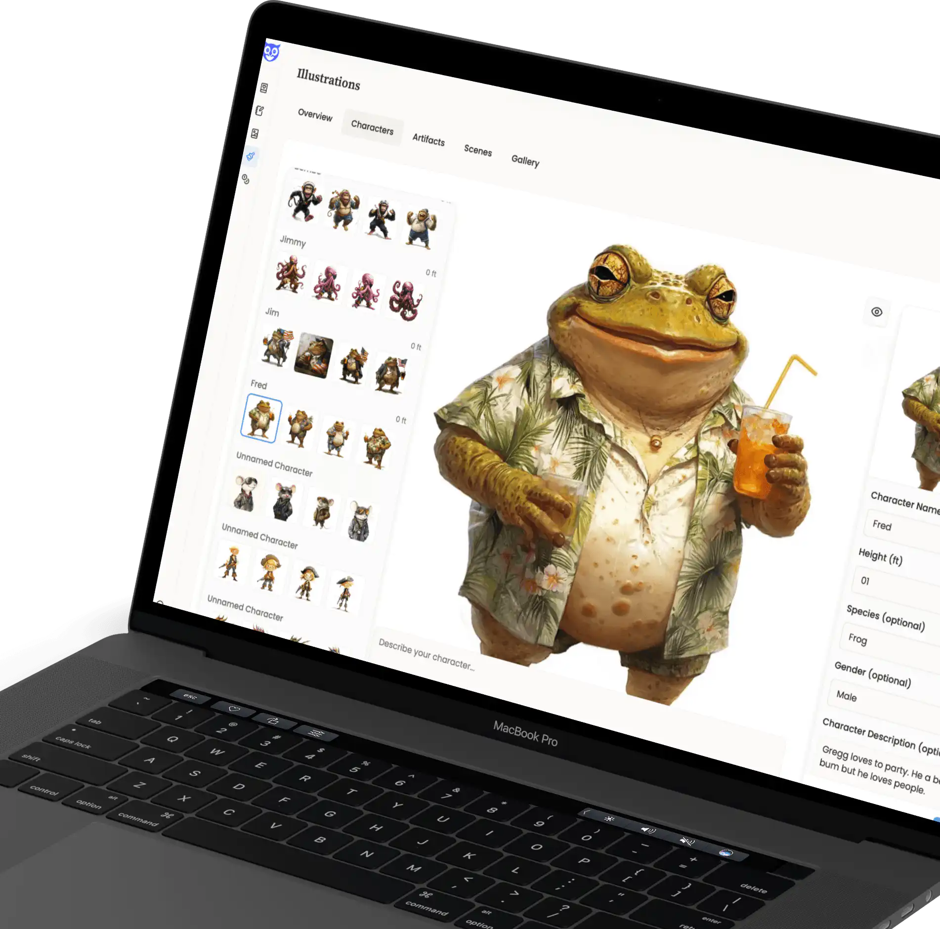 Storyloft character creator studio