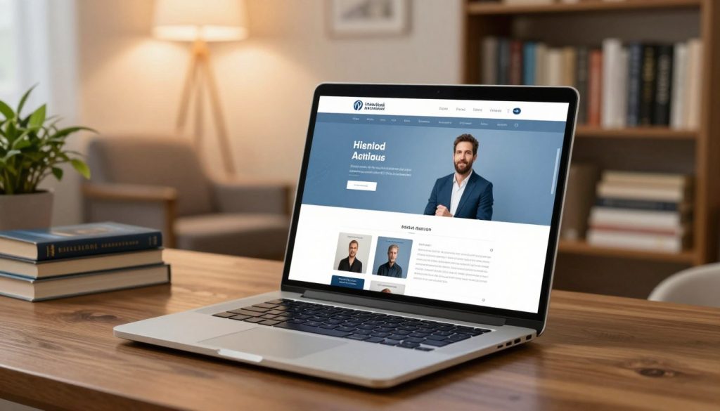 author website design
