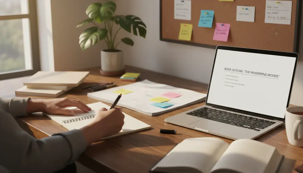 how to do an outline for a book