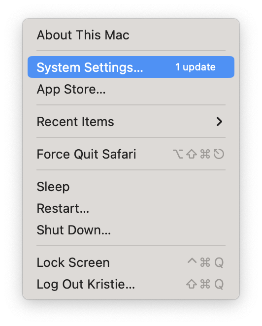 Click System Settings to allow the storyloft download