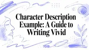 Character Description Example: A Guide to Writing Vivid