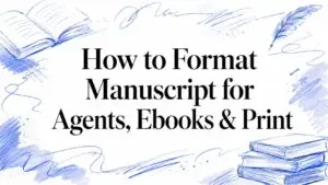 How to Format Manuscript for Agents, Ebooks & Print