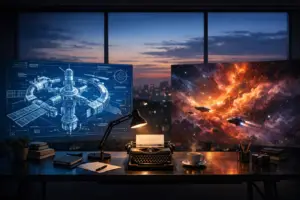 Sci-Fi Novel Outlining: Hard Sci-Fi vs. Space Opera Worldbuilding
