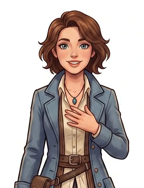 Mara rendered in a modern storybook illustration style