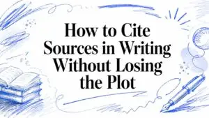 How to Cite Sources in Writing Without Losing the Plot