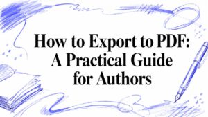 How to Export to PDF: A Practical Guide for Authors
