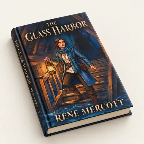 A finished hardcover book prepared in Storyloft
