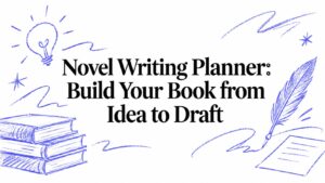Novel Writing Planner: Build Your Book from Idea to Draft